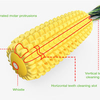 HKM-8621629 Durable Yellow Corn Dog Toy with Sound and No Sound Options for Pets