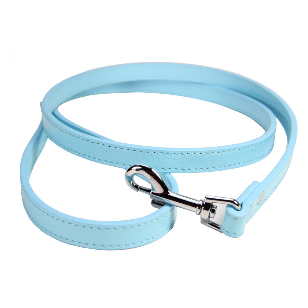 HKM-8622781 PU Leather Pet Leash for Cats and Dogs - Multiple Colors Available, 120cm Length