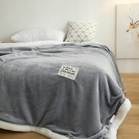 HKM-862291 Elegant Sofa Cover Blanket - Cozy Polyester Wrap in Various Stylish Colors