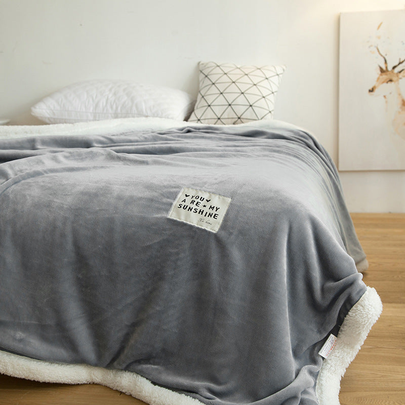 HKM-862291 Elegant Sofa Cover Blanket - Cozy Polyester Wrap in Various Stylish Colors