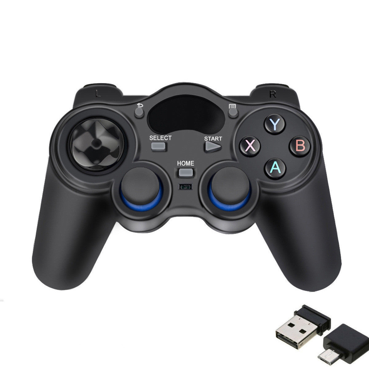 HKM-862291 Wireless Gamepad for Android Phones, Tablets, and PCs - Compatible with PS3 - Ergonomic Design, Dual Joysticks, 2.4GHz Connection