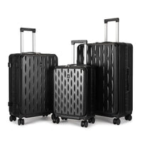 HKM-862355 Custom Logo Hard Shell Carry-On Suitcases in 20, 24, and 28 Inch Sizes