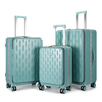 HKM-862355 Custom Logo Hard Shell Carry-On Suitcases in 20, 24, and 28 Inch Sizes