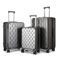 HKM-862355 Custom Logo Hard Shell Carry-On Suitcases in 20, 24, and 28 Inch Sizes