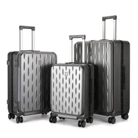 HKM-862355 Custom Logo Hard Shell Carry-On Suitcases in 20, 24, and 28 Inch Sizes