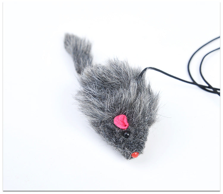 HKM-8623805 Telescopic Hanging Cat Toy with Adjustable Elastic Rope and Swinging Mouse Design