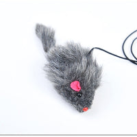 HKM-8623805 Telescopic Hanging Cat Toy with Adjustable Elastic Rope and Swinging Mouse Design