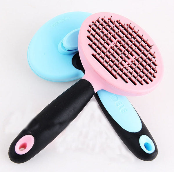 HKM-8624573 Steel Needle Round Head Massage Comb for Pet Grooming and Hair Removal