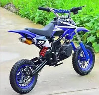 HKM-862547 Automatic 49cc Mini Dirt Bike for Kids - Compact and Fast with Front and Rear Disc Brakes