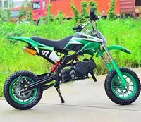 HKM-862547 Automatic 49cc Mini Dirt Bike for Kids - Compact and Fast with Front and Rear Disc Brakes