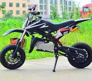 HKM-862547 Automatic 49cc Mini Dirt Bike for Kids - Compact and Fast with Front and Rear Disc Brakes