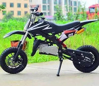 HKM-862547 Automatic 49cc Mini Dirt Bike for Kids - Compact and Fast with Front and Rear Disc Brakes