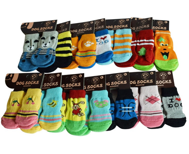 HKM-8625597 Indoor Anti-Skid Socks for Small Dogs - Ideal for Teddy Pomeranians and Bichons