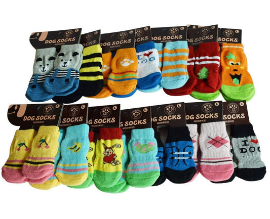HKM-8625597 Indoor Anti-Skid Socks for Small Dogs - Ideal for Teddy Pomeranians and Bichons