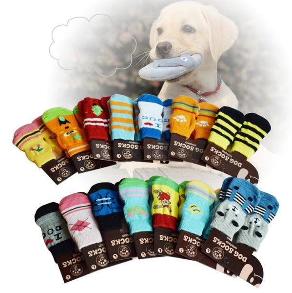 HKM-8625597 Indoor Anti-Skid Socks for Small Dogs - Ideal for Teddy Pomeranians and Bichons