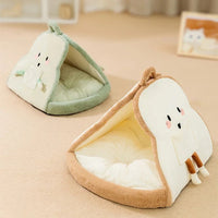 HKM-8626237 Cozy Winter Cat Tent Soft Nest Bed for Deep Sleeping Pets