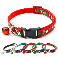 HKM-8626749 Christmas Bell Dog Collar Decoration in Light Green, Green, White, and Red Variants