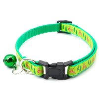 HKM-8626749 Christmas Bell Dog Collar Decoration in Light Green, Green, White, and Red Variants