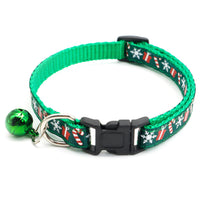 HKM-8626749 Christmas Bell Dog Collar Decoration in Light Green, Green, White, and Red Variants