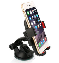 HKM-862675 Universal Windshield and Dashboard Phone Holder with Adjustable Lock and Versatile Mounting Options