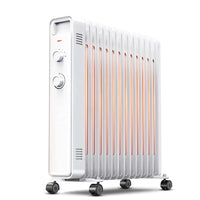 HKM-862739 Oil Filled Radiator Electric Heater with Humidifier, Adjustable Thermostat, Remote Control, and Tip-Over Protection