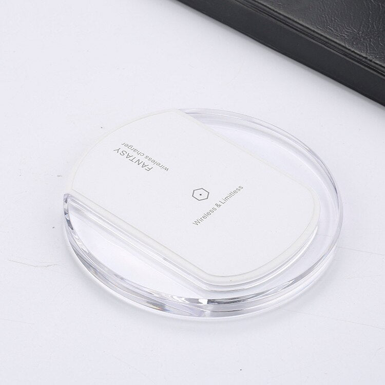 HKM-862803 Wireless Charger Receiver with QI Certification - Compatible with iPhone and Samsung Models - 5W Charging Power, Overheat & Overcurrent Protection