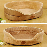 HKM-8628797 Cozy Shu Cotton Wool & Fleece Suede Pet Nest with Multiple Size Options