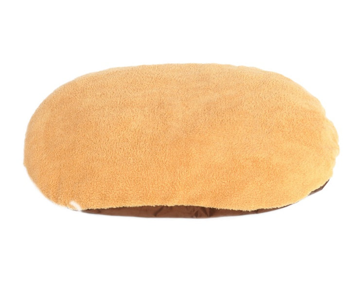 HKM-8628797 Cozy Shu Cotton Wool & Fleece Suede Pet Nest with Multiple Size Options