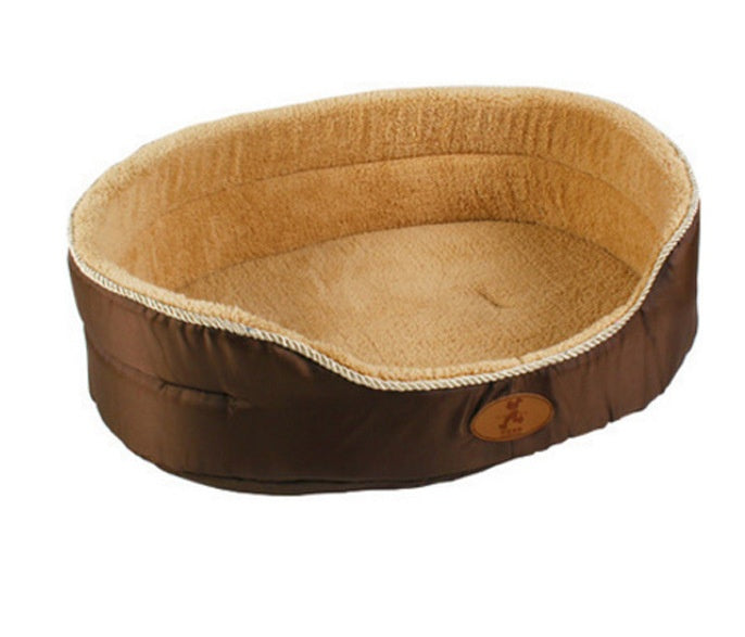 HKM-8628797 Cozy Shu Cotton Wool & Fleece Suede Pet Nest with Multiple Size Options