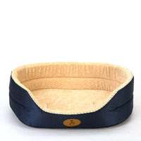 HKM-8628797 Cozy Shu Cotton Wool & Fleece Suede Pet Nest with Multiple Size Options