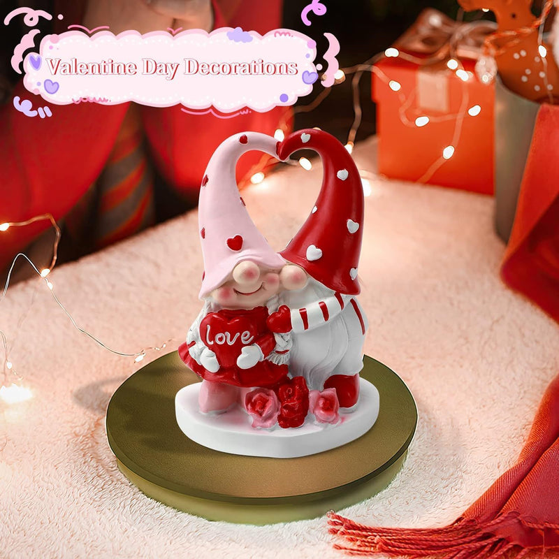 HKM-862931 Resin Dwarf Statue Ornament for Valentine's Day Decorative Gift
