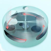 HKM-8629565 Electric Cat Labyrinth Turntable Toy – Interactive Playing Device with ABS Material - 18.5cm Diameter