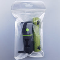 HKM-8630973 Triangle Lamp Distributor with Bone Style and Garbage Bag Set - Black, ABS Material