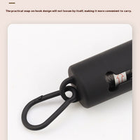 HKM-8630973 Triangle Lamp Distributor with Bone Style and Garbage Bag Set - Black, ABS Material