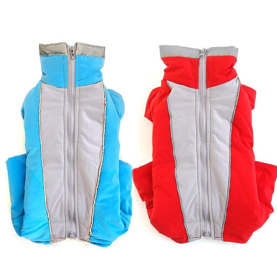 HKM-863187 Reflective Thickened Velvet Cotton Plush Dog Coat - Warm & Comfortable in Various Sizes and Colors