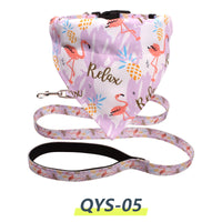 HKM-8633789 Adjustable Anti-Escape Saliva Towel Traction Rope for Pets - Available in Various Sizes and Colors