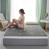 HKM-863443 High Rebound 3D Stereo Latex Mat Tatami Mattress with Lamb Wool Fabric and Breathable Design