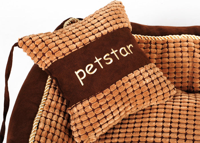 HKM-8634557 Removable Suede Pet Kennel - Washable and Convenient for Easy Care