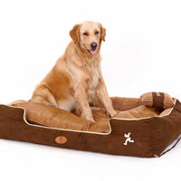 HKM-8634557 Removable Suede Pet Kennel - Washable and Convenient for Easy Care