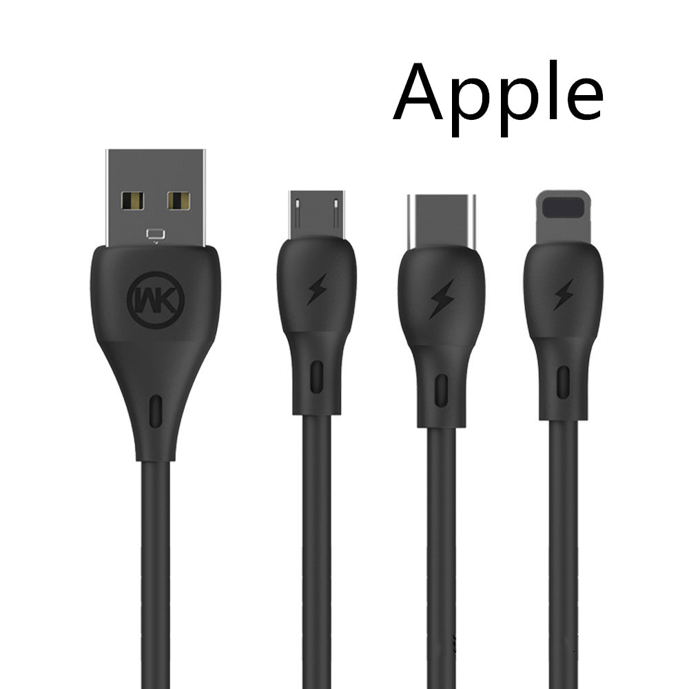 HKM-863507 1m Fast Charging USB Cable with Single Connector for Universal Use