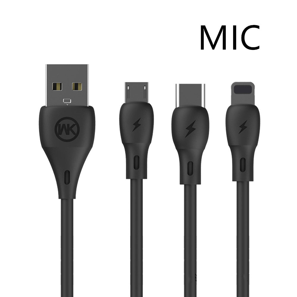 HKM-863507 1m Fast Charging USB Cable with Single Connector for Universal Use