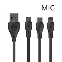 HKM-863507 1m Fast Charging USB Cable with Single Connector for Universal Use