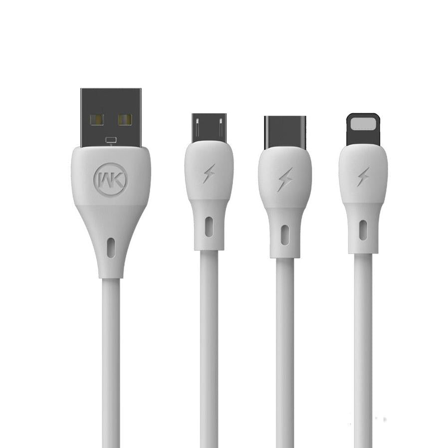 HKM-863507 1m Fast Charging USB Cable with Single Connector for Universal Use