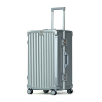 HKM-863507 Aluminium Frame PC Trolley Case Travel Suitcase with Durable Wheels