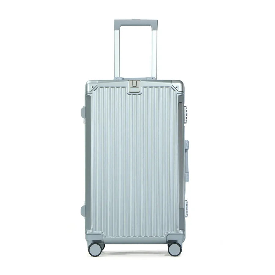 HKM-863507 Aluminium Frame PC Trolley Case Travel Suitcase with Durable Wheels