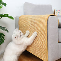HKM-863507 Sisal Cat Claw Grinding Pad - Anti-Scratch Protection for Sofas (Multiple Sizes Available)
