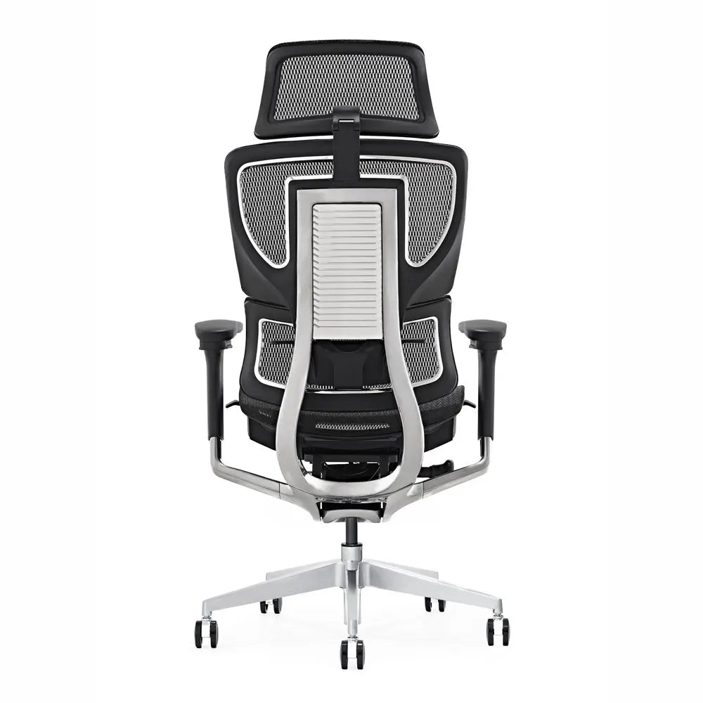 HKM-863571 Ergonomic Swivel Office Chair with High Back and Mesh Design, Model SM008ED-A