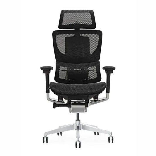 HKM-863571 Ergonomic Swivel Office Chair with High Back and Mesh Design, Model SM008ED-A