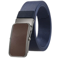 HKM-863827 Nylon Braided Men's Belt - Adjustable and Durable Stylish Accessory