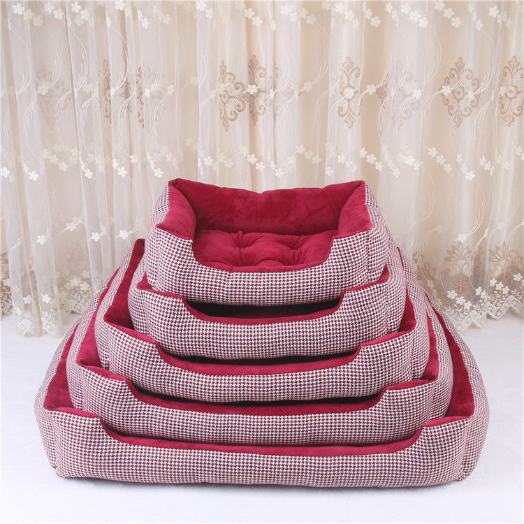 HKM-8638525 Cotton and Hemp Pet Kennel for Cats and Dogs - Available in Multiple Sizes